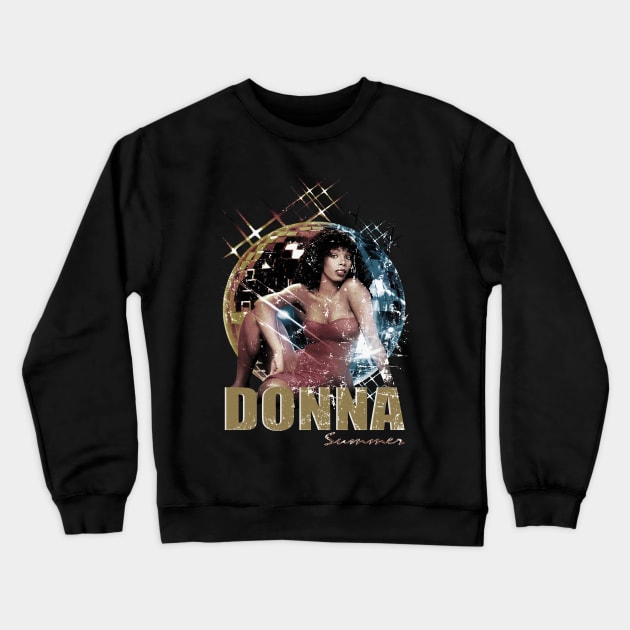 Donna Summer /// Vintage Premium Crewneck Sweatshirt by Milda Gobhi